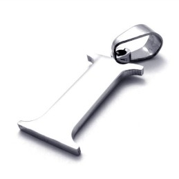 Titanium Bogstav "I" Vedhæng