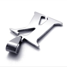 Titanium Bogstav "K" Vedhæng