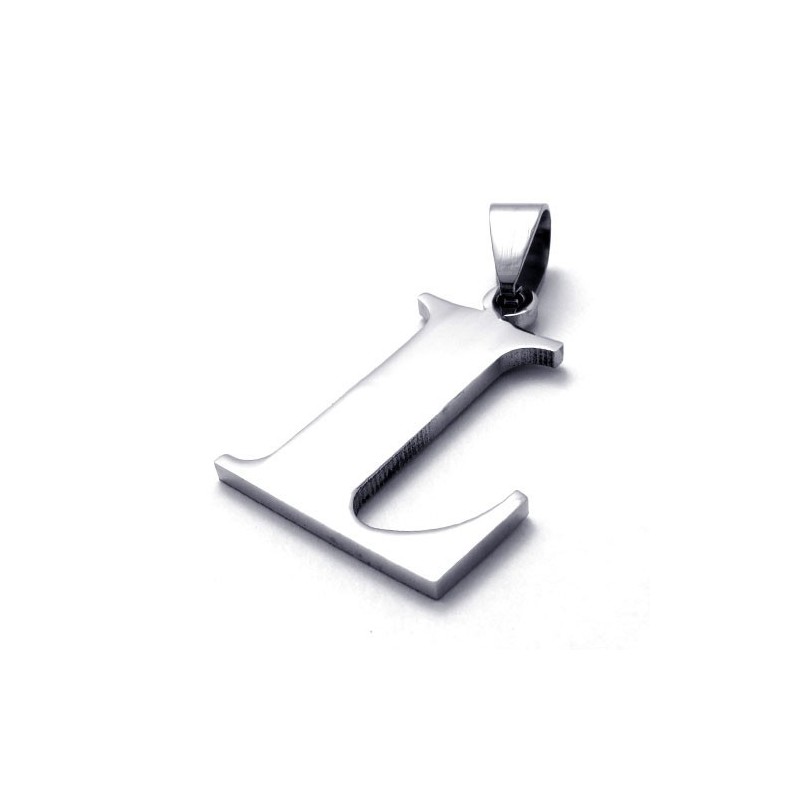 Bogstavet "L" Titanium Vedhæng Bogstavet "L" Titanium Vedhæng