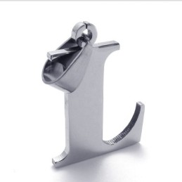 Bogstavet "L" Titanium Vedhæng