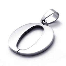 Titanium "O" Bogstavvedhæng