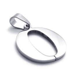 Titanium "O" Bogstavvedhæng