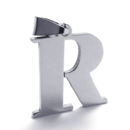 Bogstavet "R" Titanium Vedhæng
