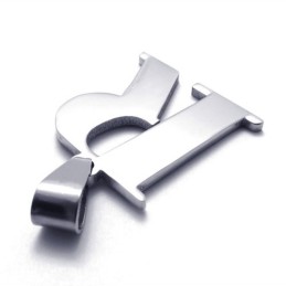 Bogstavet "R" Titanium Vedhæng