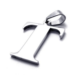 Titanium Bogstav "T" Vedhæng