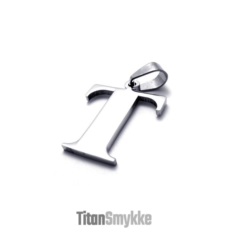 Titanium Bogstav "T" Vedhæng Titanium Bogstav "T" Vedhæng