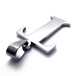 Titanium Bogstav "T" Vedhæng