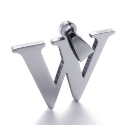 Bogstavet "W" Titanium Vedhæng