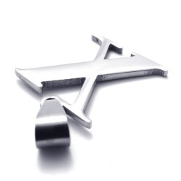 Titanium Bogstav "X" Vedhæng