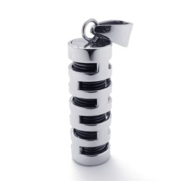 Titanium Og Sort Vedhæng