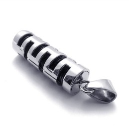 Titanium Og Sort Vedhæng