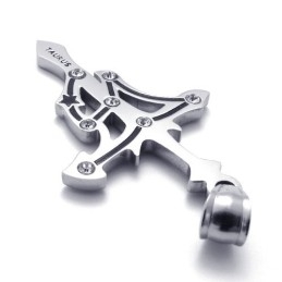Taurus Titanium Vedhæng Med Rhinsten