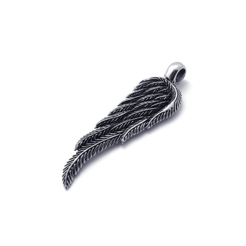Fjer Titanium Vedhæng Fjer Titanium Vedhæng