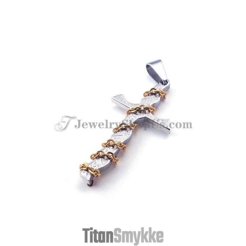 Elegant Titanium Korsvedhæng