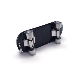 Herre Halskæde Med Skateboardvedhæng I Ren Titanium Og Kors
