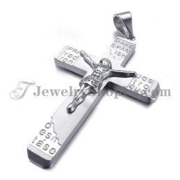 Smukt Titanium Jesu Kors Vedhæng