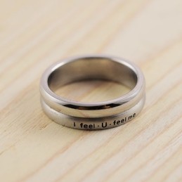 Enkelt Titaniumring