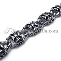 Moderigtigt Kors Titanium Armbånd