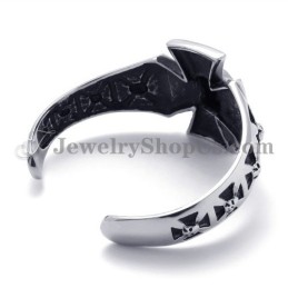 Moderigtigt Kors Titanium Armbånd