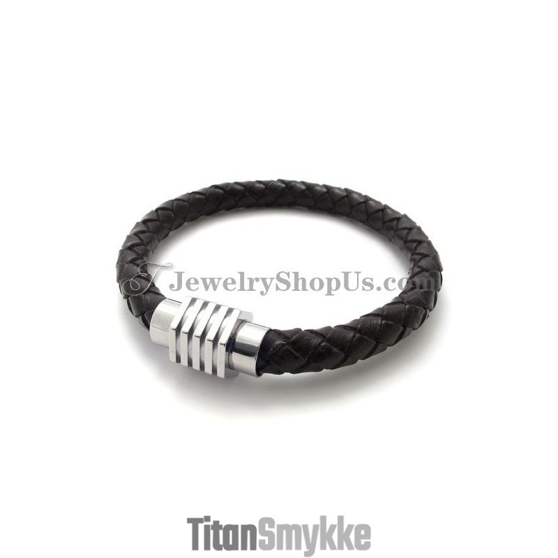 Moderigtig Titanium Med Læderarmbånd Moderigtig Titanium Med Læderarmbånd