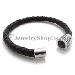Moderigtig Titanium Med Læderarmbånd