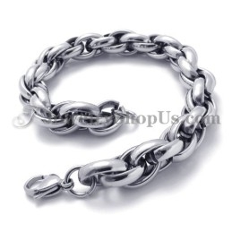 Moderigtigt Sølv Titanium Armbånd