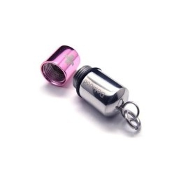 Pink Sølv Ren Titanium Pillevedhæng Kors Halskæde
