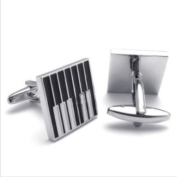 Professionelt Design, Farveglans, Overlegen Kvalitet, Titanium Manchetknapper