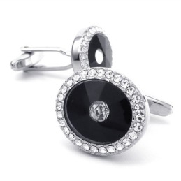 Elegant Form, Delikate Farver, Manchetknapper I Titanium Af Høj Kvalitet