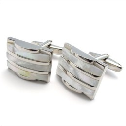 Elegant Form, Farveglans, Overlegen Kvalitet, Titanium-Cupronickel-Manchetknapper