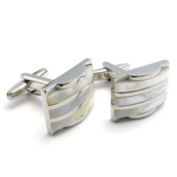 Elegant Form, Farveglans, Overlegen Kvalitet, Titanium-Cupronickel-Manchetknapper
