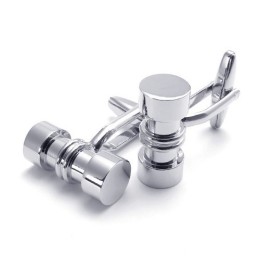 Behændigt Design, Farveglans, Fremragende Kvalitet, Titanium Manchetknapper