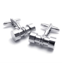 Behændigt Design, Farveglans, Fremragende Kvalitet, Titanium Manchetknapper