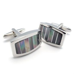 Professionelt Design, Farveglans, Fremragende Kvalitet, Titanium Cupronickel Manchetknapper