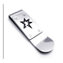 Attraktivt Design, Farveglans, Titanium-Pengeclips I Overlegen Kvalitet