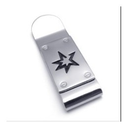 Attraktivt Design, Farveglans, Titanium-Pengeclips I Overlegen Kvalitet