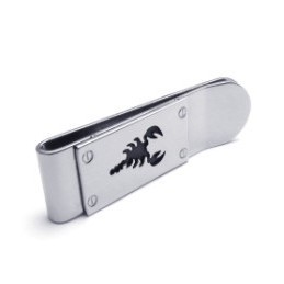 Professionelt Design, Farveglans, Titanium-Pengeclips I Overlegen Kvalitet