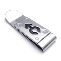 Moderne Design, Farveglans, Fremragende Kvalitet, Titanium Pengeclips