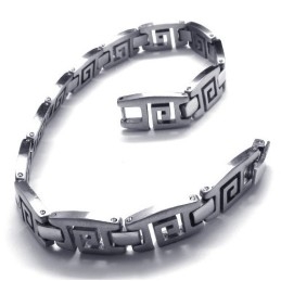 Dygtig Fremstilling Farveglans Fremragende Kvalitet Titanium Smykkesæt Inklusive Halskæde, Armbånd