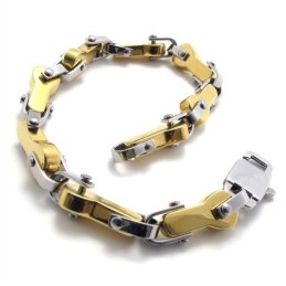 Moderne Design, Farveglans, Stabil Kvalitet, Titaniumsmykkesæt Inklusive Halskæde, Armbånd