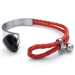 Smukt Design, Smukt Og Farverigt, Pålideligt Og Omdømme-Titaniumlæderarmbånd