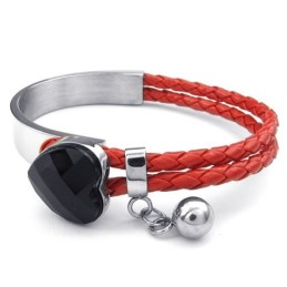Smukt Design, Smukt Og Farverigt, Pålideligt Og Omdømme-Titaniumlæderarmbånd