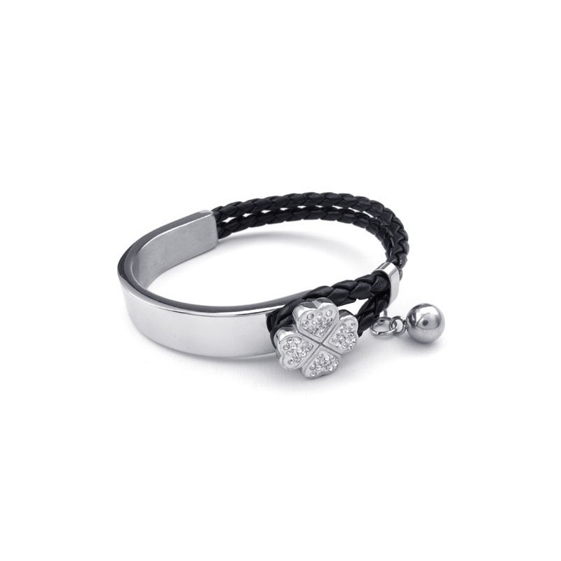 Dygtig Fremstilling Delikate Farver Fremragende Kvalitet Titanium Læderarmbånd