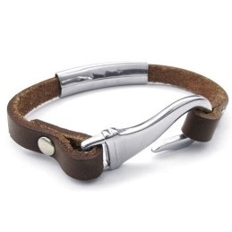 Dygtig Fremstilling Delikate Farver Pålidelig Kvalitet Titanium Læderarmbånd