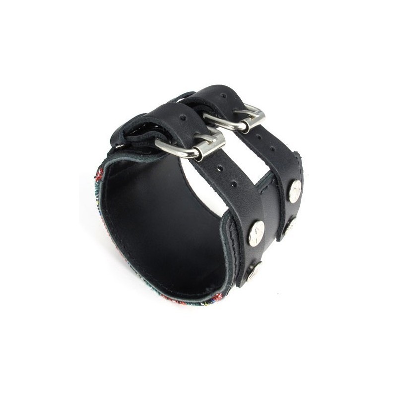 Smukt Design, Farverigt Titanium Læderarmbånd I Fremragende Kvalitet Smukt Design, Farverigt Titanium Læderarmbånd I Fremragende Kvalitet