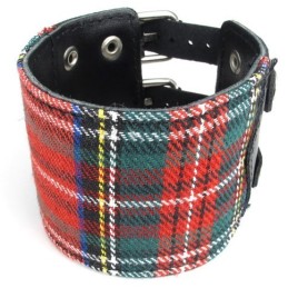 Smukt Design, Farverigt Titanium Læderarmbånd I Fremragende Kvalitet