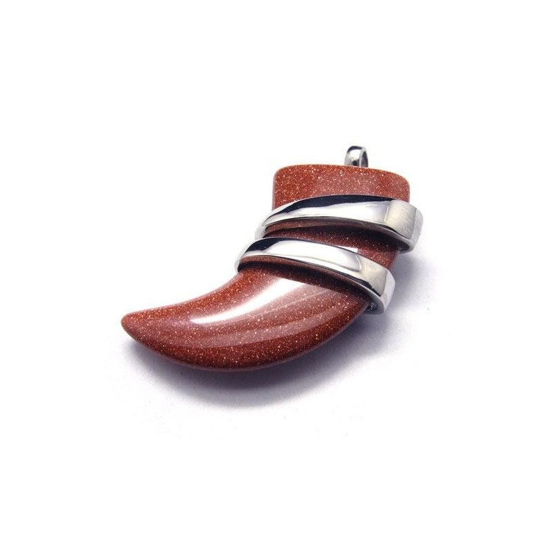 Herrehalskæde Med Spydvedhæng I Ren Titanium, Vermilion