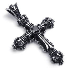 Professionelt Design I Delikate Farver. Dronningen Af Kvalitet I Titanium. Korsvedhæng.