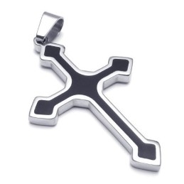 Elegant Form, Farveglans, Titanium Korsvedhæng I Overlegen Kvalitet