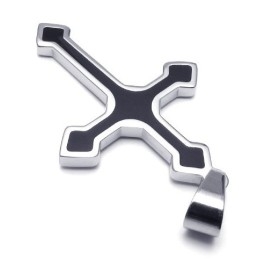 Elegant Form, Farveglans, Titanium Korsvedhæng I Overlegen Kvalitet